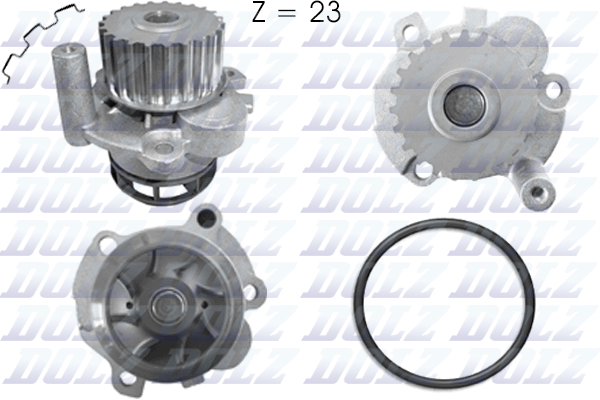 Devirdaim A1 11>14 A3 Golf 5 6 04>13 Jetta Passat 06>11 A4 A6 05>08 Eos 06>11 2,0 Tfsi 16V 03> Leon 06>13 Toledo 05>09 Octavia 04>08 2.0TFSI Cdla Bwa Bpy Byd | DOLZ A212 | OEM 06F121011