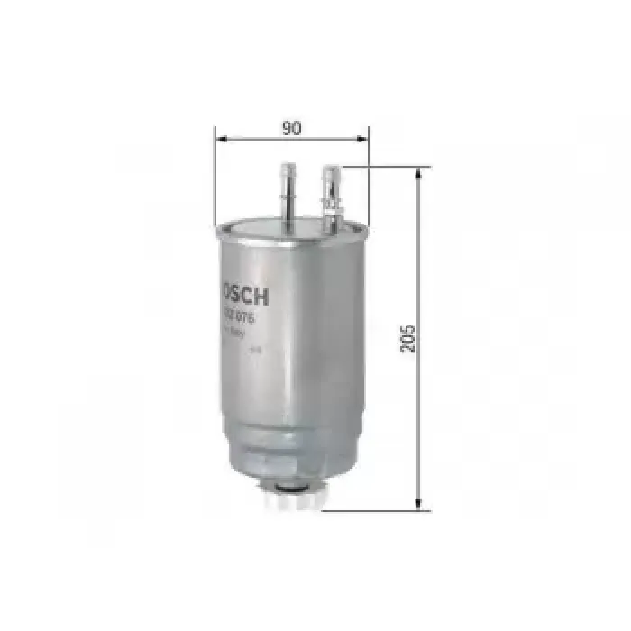 Mazot Filtresi Nemo Bipper 1,3HDI Fiorino 1,3JTD Alfa 159 Mito Bravo II Croma Doblo Fiorino Idea Linea Punto Stilo Ducato Delta III 1,3JTD / 1,9JTD | BOSCH F026402076 | OEM 77363657 77363657 1901.A3 1901.A3