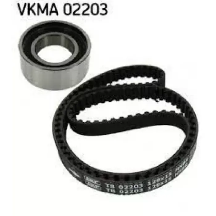 Eksantrik Rulman Kiti (Triger Seti) Albea Brava Bravo Doblo Punto Idea Marea Palio Siena Stilo Egea 1,2 8V / 1,4 8V 03> | SKF VKMA02203 | OEM 71736718