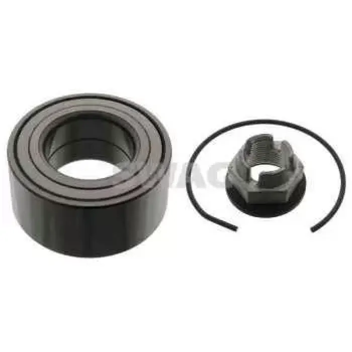 On Teker Rulmani Dacia Solenza 00>03 Logan 04> Renault R9 R11 Clio I -II - Twingo 93> 1.2 1.4 1.6 16V (Baslik Somunlu ve Emniyet Segmanli) | SWAG 60905526 | OEM 7701205778 7701205778 7703090283 7703090283