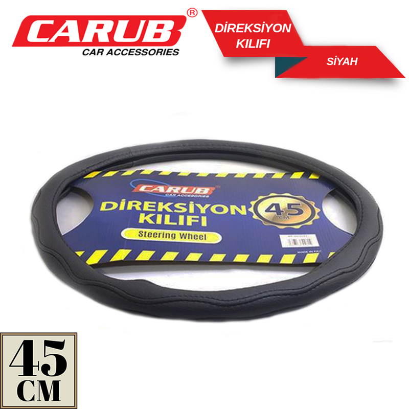Carub Direksiyon Kılıfı 45 900 Siyah
