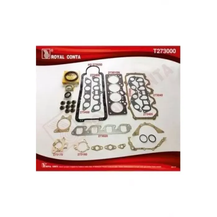 Motor Takim Contasi (Keceli+Subaplastikli) S,K,C Dahil Escort CL 1,3 / 1,6 80>90 | ROYAL T273000