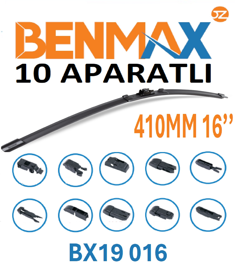 Silecek Süpürgesi Muz 10 Aparatlı 410MM 16''