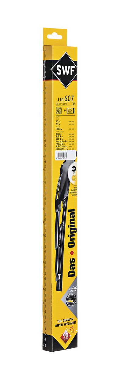 Silecek Supurgesi 530MM Ruzgarlikli Audi A3,A4, Bmw 3 Serisi, Vw Golf 3, Passat (St) / (Swf) | VALEO 116607