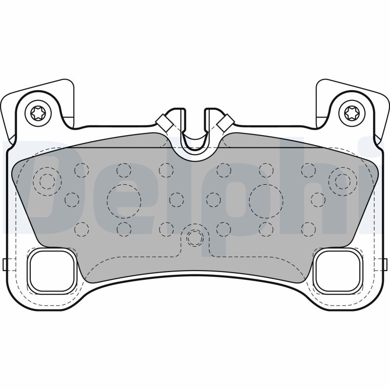 Arka Fren Balatasi Touareg Q7 Cayenne 02>16 | DELPHI LP2118 | OEM 7L0698451E 7L0698451F 95535293961