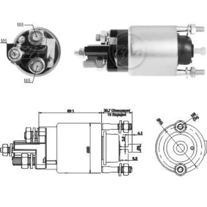 Mars Otomatigi 12V Mercedes C E Class Sprinter Vito | ZM 3708 | OEM 428000-5510