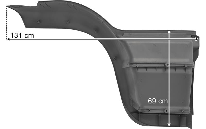 Basamak İveco Tector İnce Yanak Sol | OEM 504054943