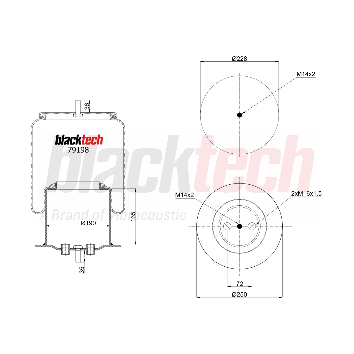 Körük Komple Metal Pistonlu | OEM 41298917