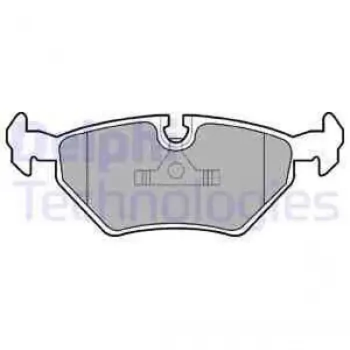 Fren Balatasi Arka BMW E36 Z3 E32 E34 E36 M3 E34 M5 | DELPHI LP555 | OEM 34216778168 34216761253