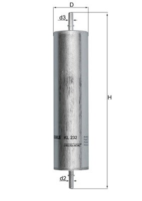 Yakit Filtresi Land Rover Freelander 2.0 TD4 00> | MAHLE KL232 | OEM WJN000080