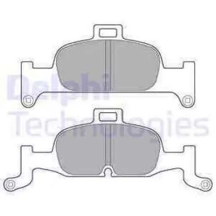 On Fren Balatasi Audi A4 A5 Q5 1.4 Tfsi 2.0 Tfsi 2.0TDI 15> | DELPHI LP3239 | OEM 8W0698151AQ 8W0698151AC 8W0698151AD 8W0698151L 8W0698151BB