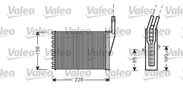 Kalorifer Radyatoru Espace III | VALEO 812287 | OEM 6025370414