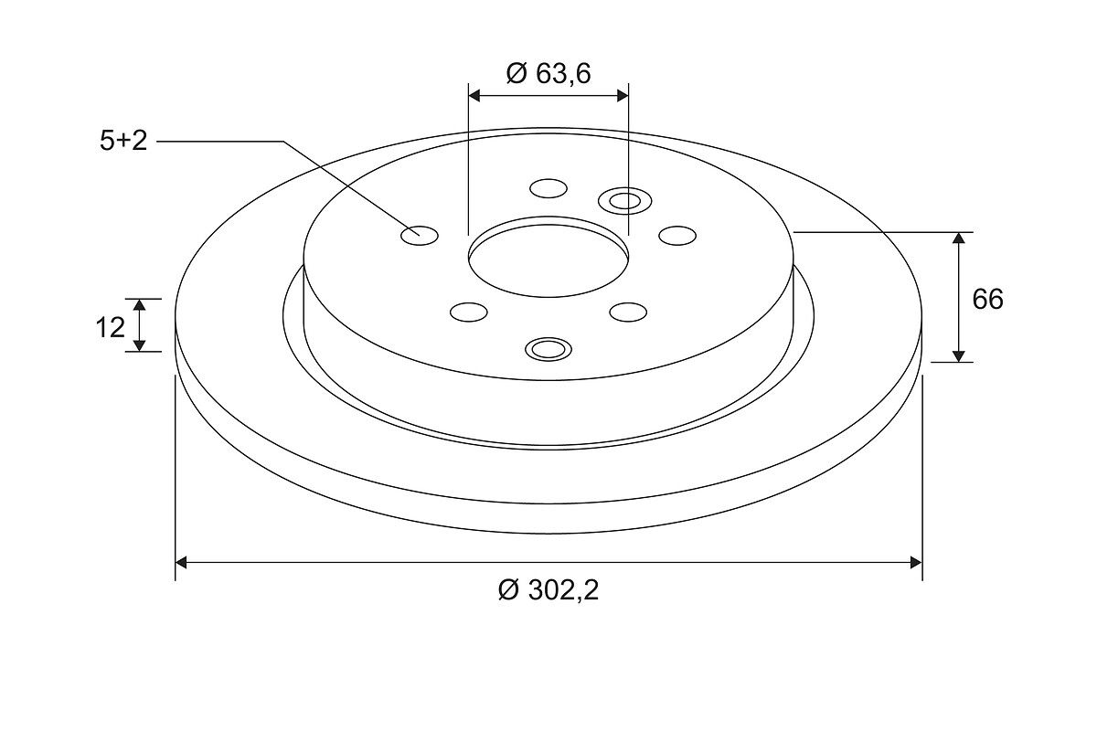 Fren Diski Arka Freelander II 2.2 Dizel | VALEO 197107 | OEM LR001018
