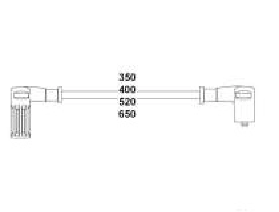 Buji Kablo Takımı Fiat Tempra MPI 1.6I - 1.6 Ie 8V - Punto 1.4 7785350 | OEM HBK.3166