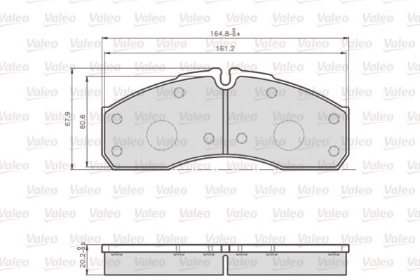 On Fren Disk Balata Daily 65C15 65C17 01>06 Mascott 99>05 | VALEO 872160 | OEM 5001844748 5001844748 42536101 42536101