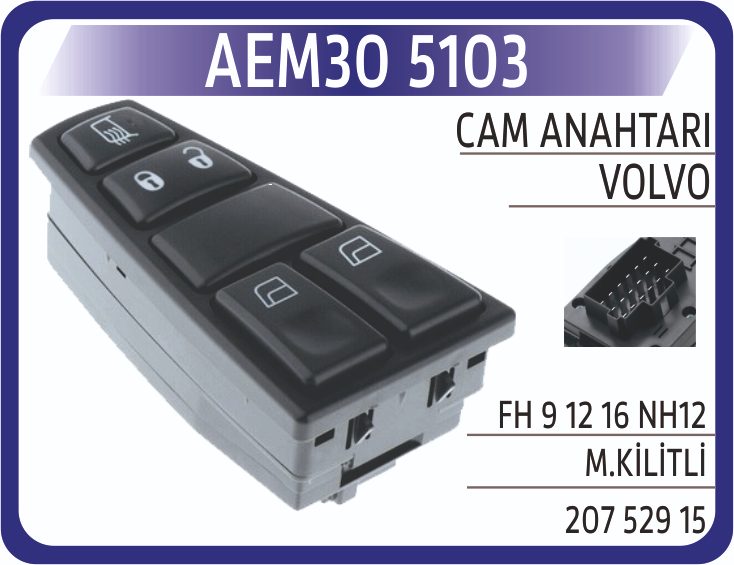 Cam Anahtarı Fh 9 - 12 - 16 - NH12 Sol Ayn AN5103 | OEM AEM305103