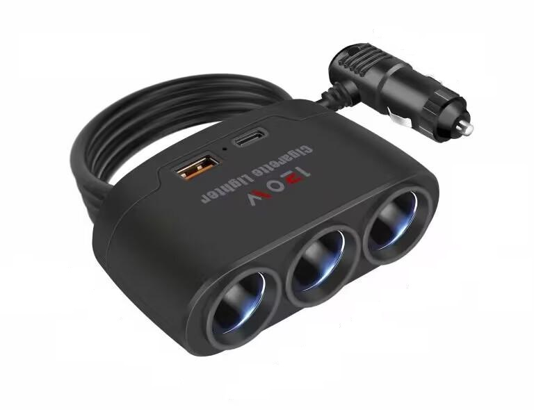 3Lİ USB + Typec Çakmak Çoğaltıcı