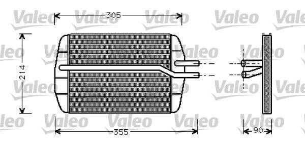 Kalorifer Radyatoru Ford Ka 00>08 Street Ka 02>05 Puma 97>01 Mazda 121 III 96>03 Olcu: (247 X 207×28) | VALEO 812272 | OEM XS6H-18B539-AA XS6H-18B539-AA 96FW-18B539-AD 96FW-18B539-AD