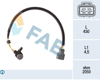 Krank Pozisyon Sensoru Honda Civic 1,4 1,6 1996 2000 | FAE 79419 | OEM 37500P2FA01