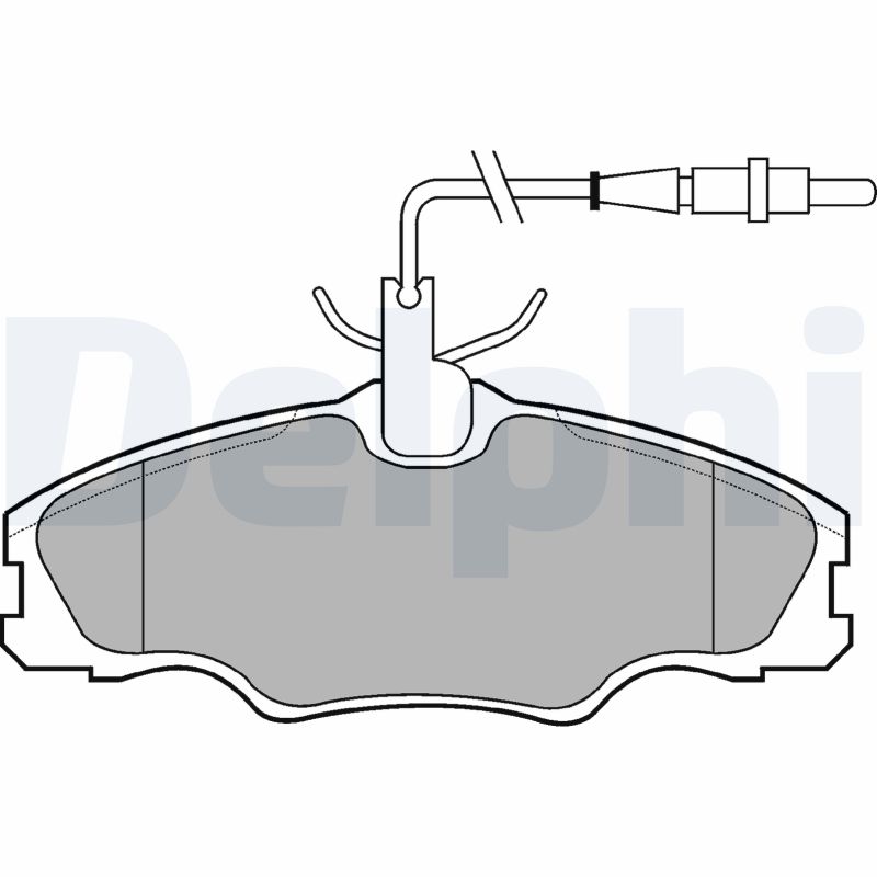 On Fren Balatasi P406 P406 Ym 1,6 1,8 16V 1,8 8V 1,9TD Estate 1,8 16V 1,9 Td (Fisli) | DELPHI LP985 | OEM 4251 31