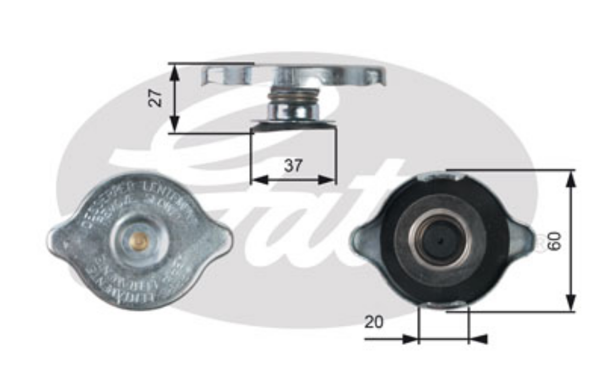 Radyatör Kapağı Sprt.208,211,213,308,311, 313 ,408,411,413,416.Cdı | OEM 1245000106