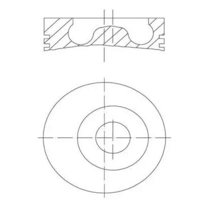 Piston Segman 83,50MM 1,00MM Connect 1,8TDCI 90PS 02> Focus 1,8TDCI 90PS 98>05 | MAHLE 0150503 | OEM XS4Q 6105 87-72731 100