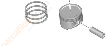 Motor Piston Segman Ducato Movano Master 2.5 Duz 89>02 (Biyel Kolu Duz Tip) 93.00MM (Std) | MAHLE 0093800 | OEM 500352592 500352681 99437232 2991953 98489714