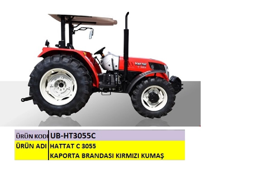 Branda Kaporta Traktör - Kamuflaj Hattat C 3055 | OEM UBHT3055C