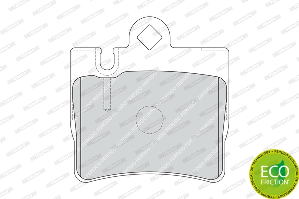 Fren Balatasi Arka S-Class W220 98>05 C215 99>06 | FERODO FDB1427 | OEM A0044209420