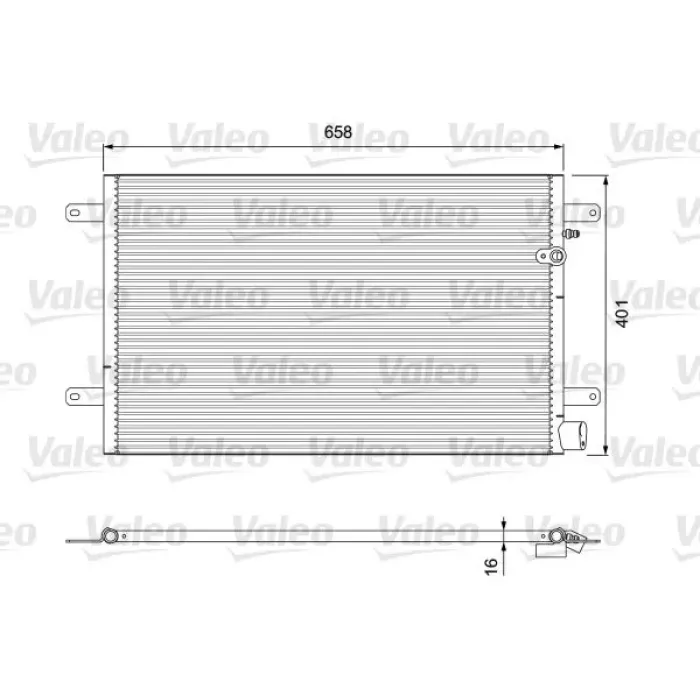 Klima Radyatoru A6 3,0TDI Quattro 05>11 | VALEO 814004 | OEM 4F0260403E 4F0260403E 4F0260403P 4F0260403P