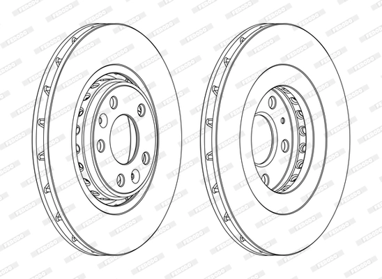 On Fren Aynasi Renault Laguna 3 08>15 Grand Scenic 3 09> Talisman 15> Megane 4 15> 1.6 Dci 2.0 Dci | FERODO DDF1727C | OEM 402060003R 402064155R 402065646R