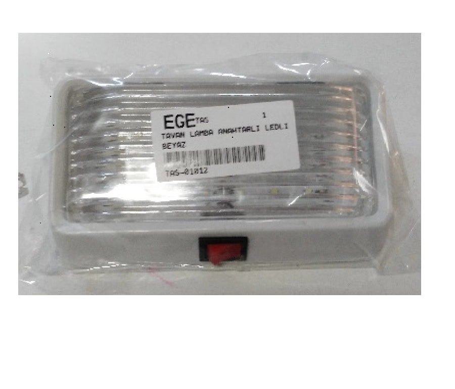 Tavan Lamba 12V Anahtarlı LED'li Beyaz | OEM TAS-010B12V