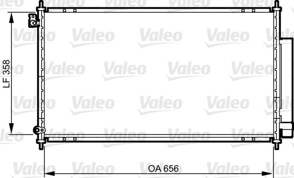 Klima Radyatoru Honda Accord 2003 2008 | VALEO 814242 | OEM 80110SEA003