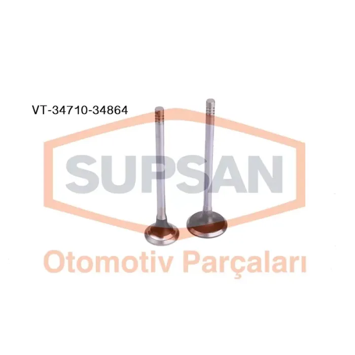 Subap Takim (Emme / Egsoz) P307 P407 Expert III Jumpy III Scudo III C5 II C8 C4 C4 Picasso DW10BTED4 (2,0HDI 16V) Mondeo IV S Max Galaxy 2,0TDCI 07 /> Volvo C30 06>12 C70 II Cabrio 08> S40 II V50 04> V70 III 07> IN:8: (29,8*6*105) / Ex 8: (25*6*105)