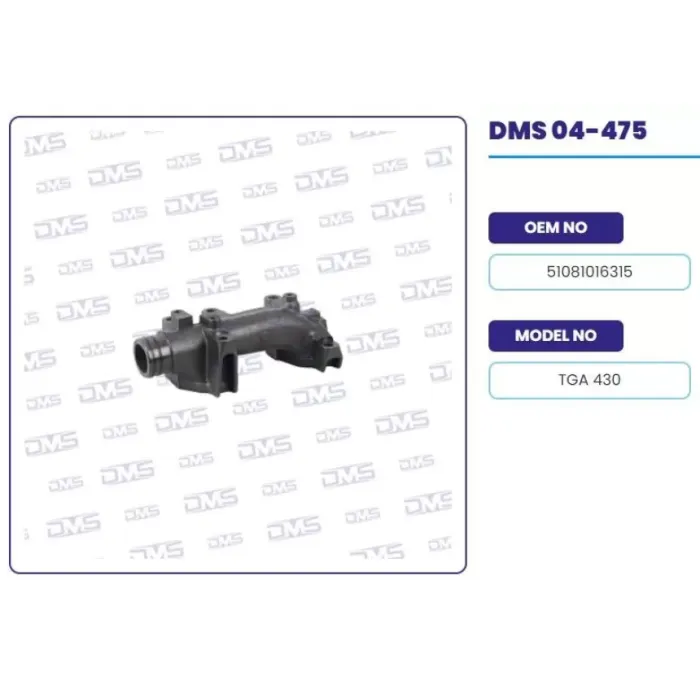 Egzoz Manifoldu On AGR'Li MAN TGA 18.430 D2066 Lf-Loh D2676 Lf-Loh | DEMOSAN 04-475 | OEM 51081016315-51081020116