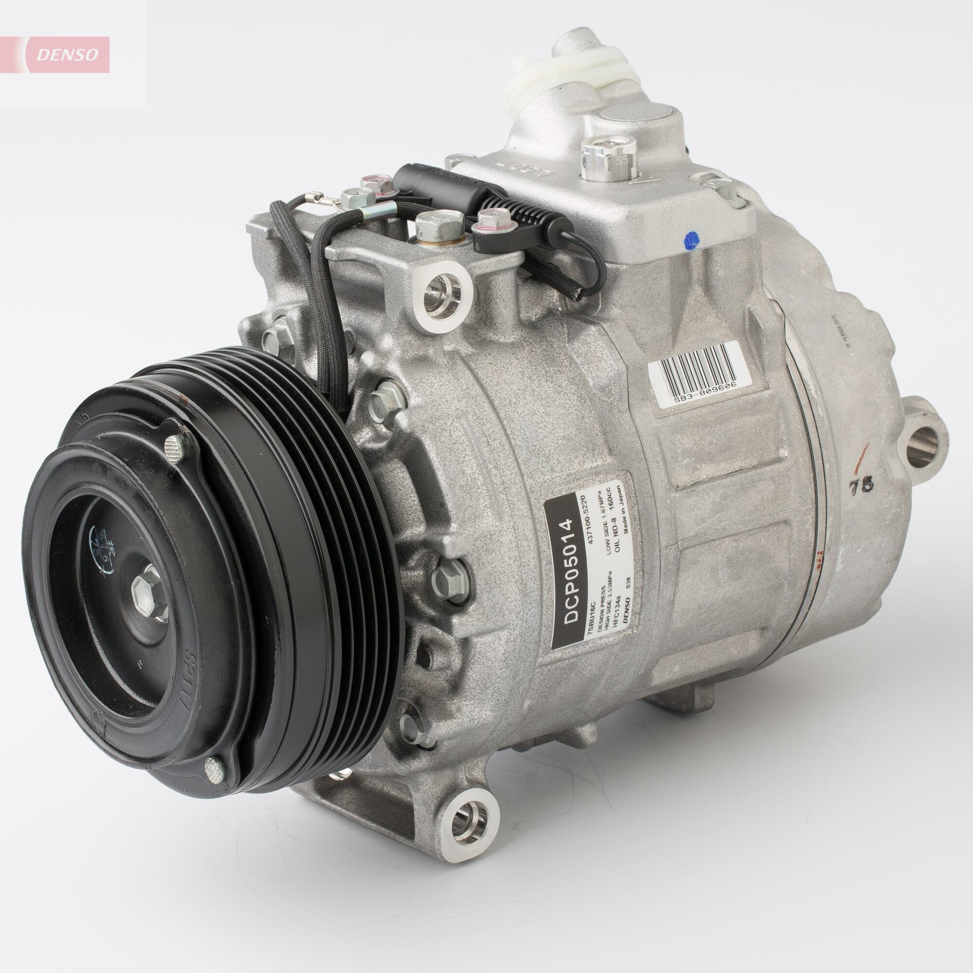 Klima Kompresoru BMW M54 M52 M57 S54 E39 96>04 E38 95>01 E46 98>05 X3 E83 03>06 | DENSO DCP05014 | OEM 64526910458 64526911340 64526904014