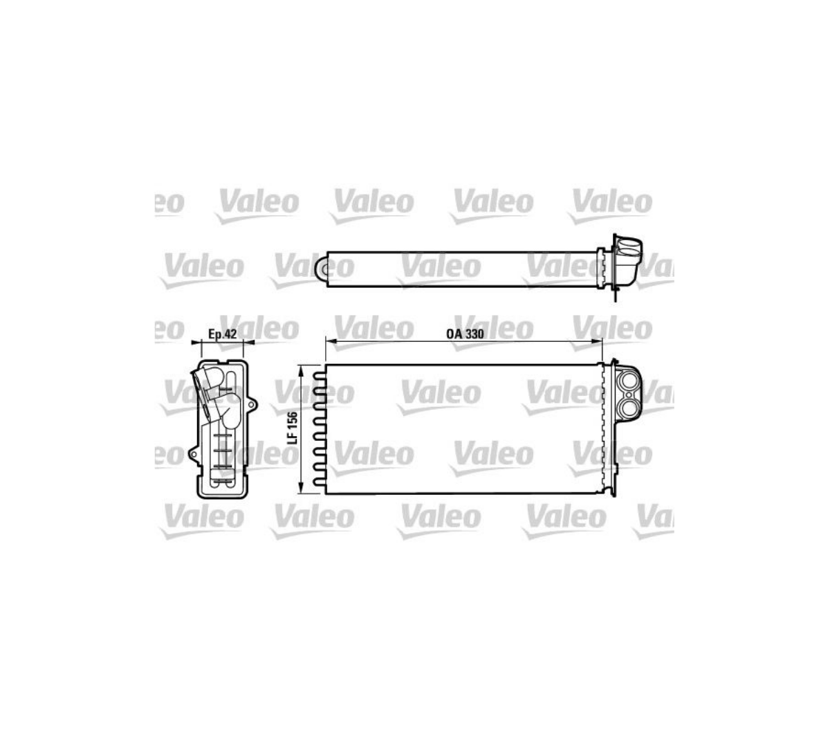 Kalorifer Radyatörü Renault Premium 400-420 Ps | OEM 5001833355