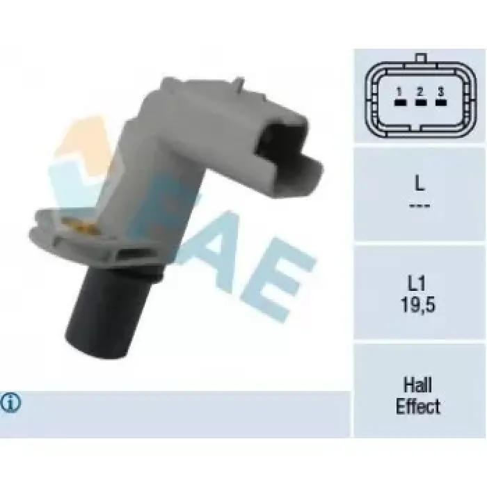 Eksantrik Sensoru C2 C3 C4 Peugeot 206 207 307 1007 1,4 16V | FAE 79307 | OEM 1920GQ