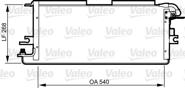 Klima Radyatoru Toyota Hilux Pick Up LN85 88>97 | VALEO 814245 | OEM 8846035130