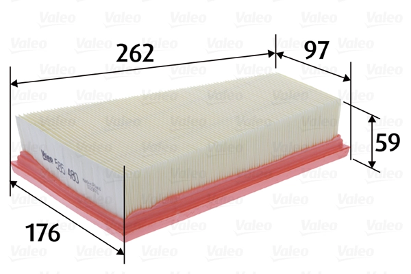 Hava Filtresi X156 13> W176 12>18 W246 11>18 C117 13>19 X117 15>19 | VALEO 585480 | OEM A2700940004