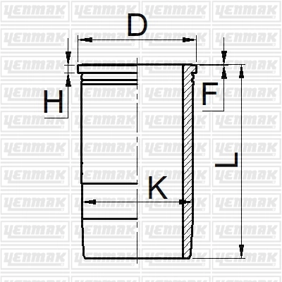 Silindir Gomlek 128,00 Mm Std MAN TGA 18.460 D2865 - D2866 - D2876 Lf | YENMAK 51-05740-000 | OEM 14-450970-00 1445097000 51012010441