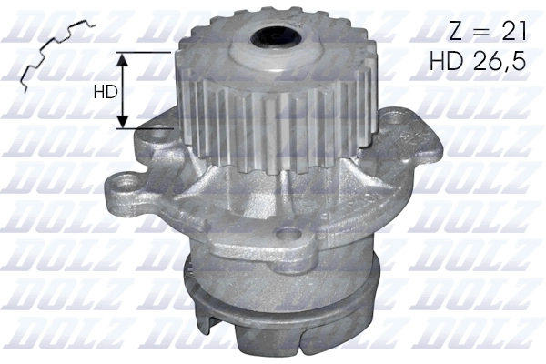 Devirdaim Lada Samara 1.1 1.3 1.5 | DOLZ L123 | OEM 21091307010