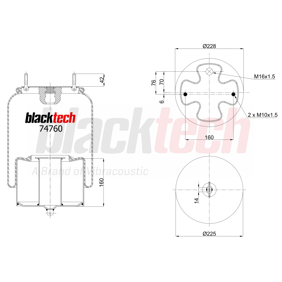 Körük Komple Metal Pistonlu | OEM 20452136