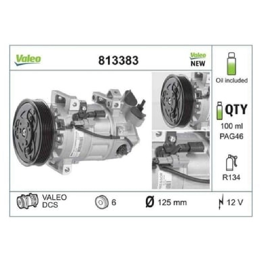 Klima Kompresörü Renault Clio 4 1,5 DCI - 2012 | OEM 813383