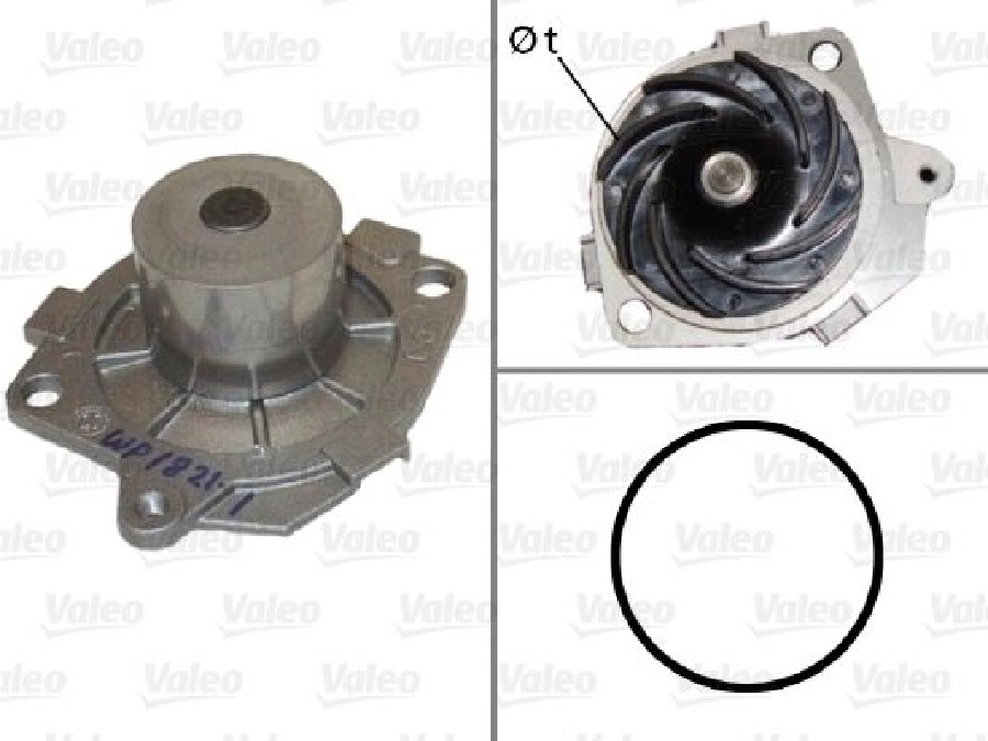 Devirdaim (Su Pompası) Fiat Doblo 2001 ve sonrası 1.9D JTD 46515970 | OEM N61.03