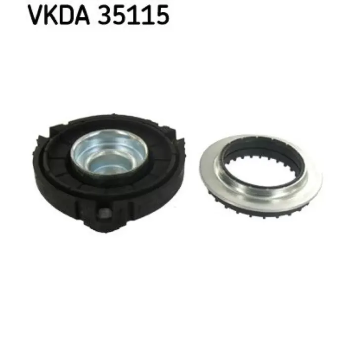 Amortisor Rulmani Takoz Kit On Polo Fabia Golf V A3 Caddy III Octavia Leon Touran Tiguan Altea Leon Toledo | SKF VKDA 35115 | OEM 6N0412249C 6N0412249C 1K0412249B 6N0412331E 1K0412249B 6N0412331E