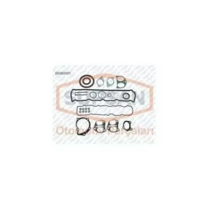 Motor Takim Contasi (Alt / Ust Full) S,K,C Haric Rainz Keceli Subap Lastikli Partner Berlingo P306 Expert Jumpy (00 08) DW8 (1,9 Duz) | SUPSAN S0080051 | OEM 0197X5 0197X5 0197X6 9569757180 0197X6 9569757180