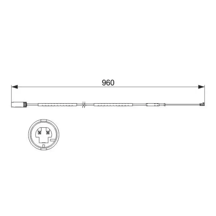 Balata Fisi Arka Mini Cooper Countryman R60 2013> | BOSCH 1987473523 | OEM 34359804834