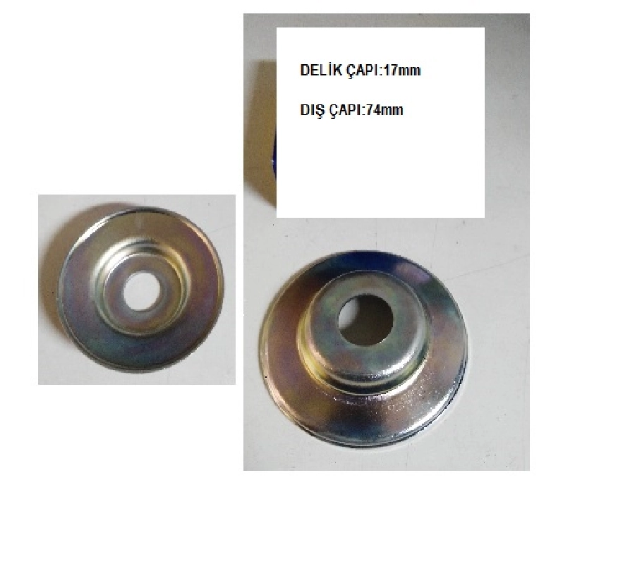 Alternatör Kasnak Saç Yarım Arka - Doğan-Kartal-Şahin Delik Çapı:17mm Dış Çapı:74mm | OEM 83633310