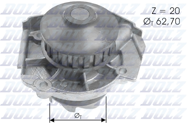 Devirdaim Palio 1,2 1,4 96>01 Tipo Uno 45 | DOLZ S361 | OEM 46531183